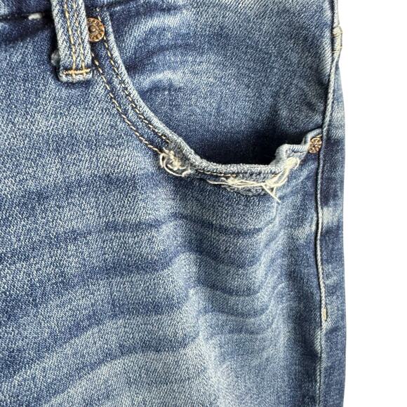 Buckle Black Cotton Blend Medium Wash Mid Rise Fit No. 53 Bootcut Jeans 32 x 34 - Picture 3 of 7